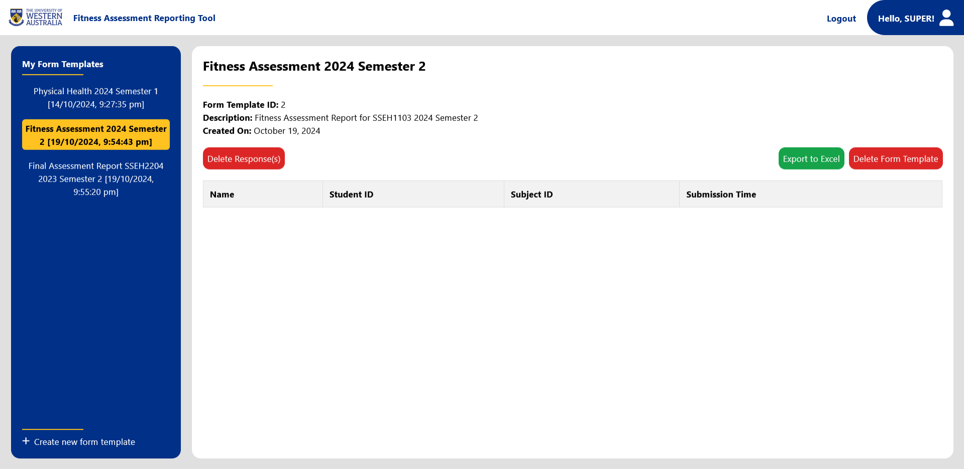 Admin Form Manager